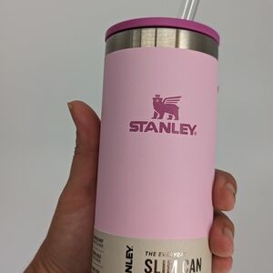 New Stanley The Everyday Slim Can Cooler Cup With Lid 10oz Cherry Blossom 🌸